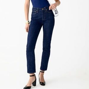 J Crew Vintage Straight Leg Jeans - dark indigo wash